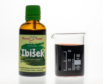 Hibiskus - krople ziołowe (nalewka) 50 ml