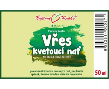 Wrzos kwitnący - krople ziołowe (nalewka) 50 ml