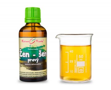 Ginseng (ginseng, ginseng) prawdziwy - ziołowe krople (nalewka z żeń-szenia) 50 ml