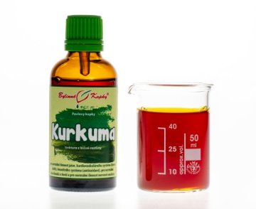 Kurkuma (drzewo kurkumy) - krople ziołowe (nalewka) 50 ml