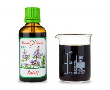 Organiczna Szałwia - krople ziołowe (nalewka) 50 ml
