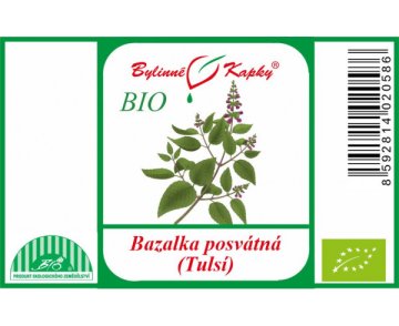 Bazylia Święta (tulsi) BIO - krople ziołowe (nalewka) 50 ml