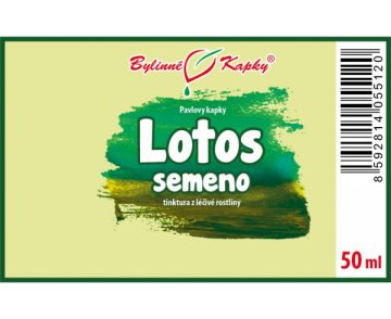 Nasiona lotosu (TCM) - krople ziołowe (nalewka) 50 ml